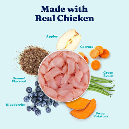 Solid Gold Weight Management Dog Food Wet - High Fiber Grain Free Dog Food Wet Recipe W/Real Chicken, Sweet Potato & Green Beans - Healthy Weight & Gut Health Support for Dogs - 6Ct/12.5Oz Cans