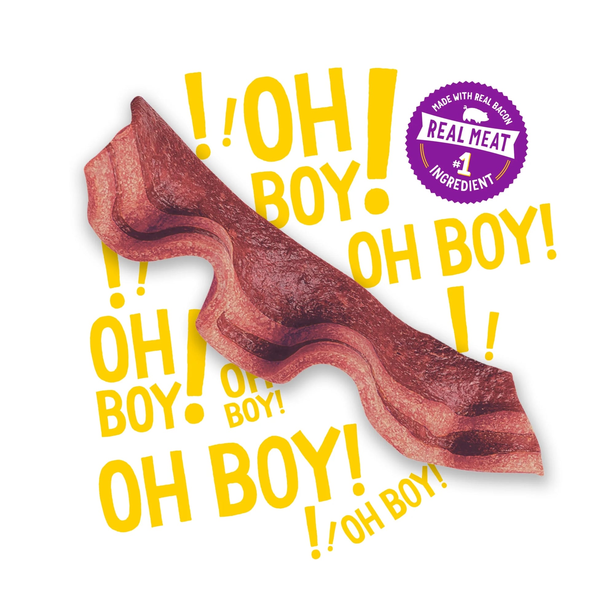 Purina  Strips Dog Treats with Real Bacon & Beef Flavors Tender Chews, 25 Oz Pouch